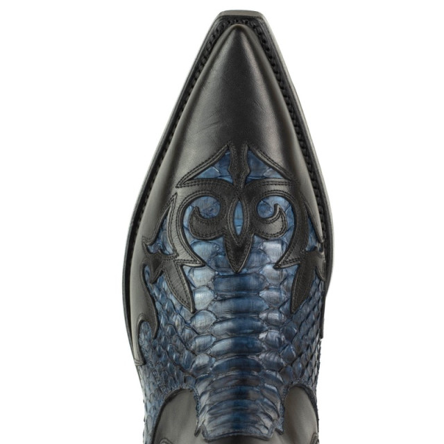 Mayura Boots Cowboy laarzen rock-2500-box negro/piton azul ROCK-2500-BOX NEGRO/PITON AZUL large