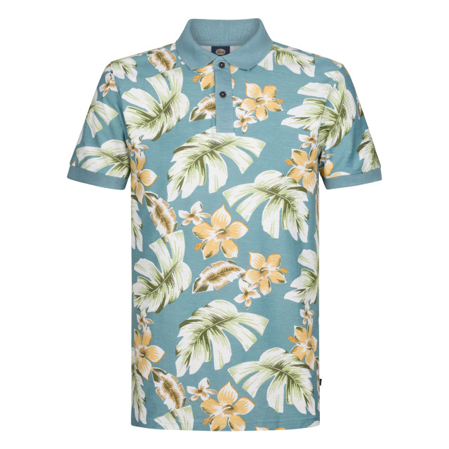 Petrol Industries Heren polo m-1050-pol908 5188 ocean Petrol M 1050 POL908 5188Ocean large