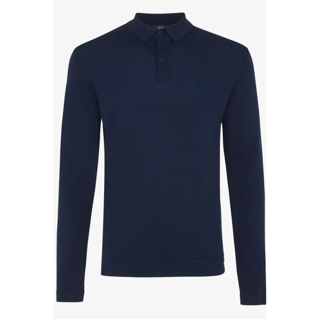 Genti Polo longsleeve cool dry donker 156493567 large