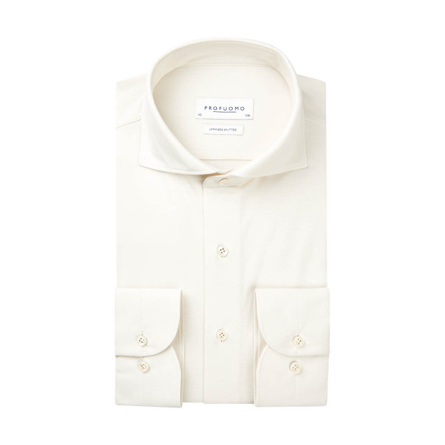 Profuomo Japanese knitted overhemd met lange mouwen 102025-001-45 large