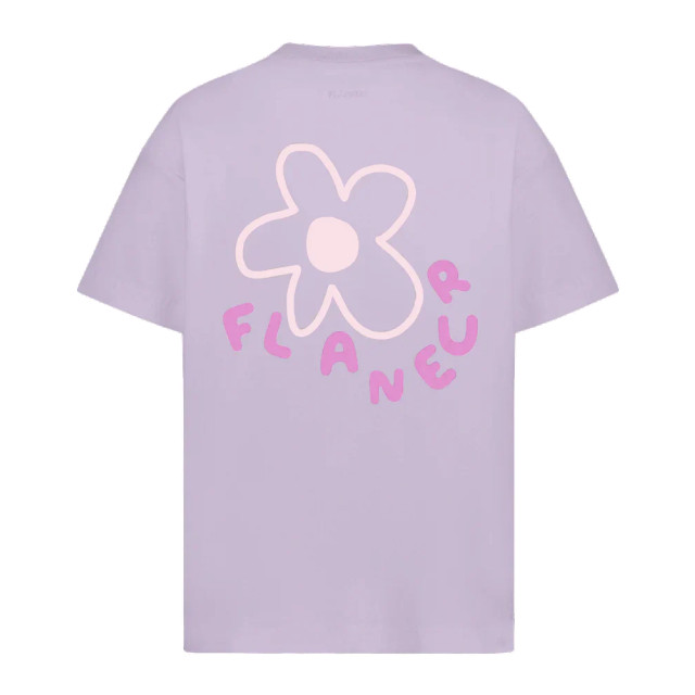 Flaneur Homme Heren blossom t-shirt F15145-Paars large