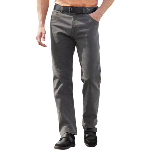 Atlas For Men Heren stretch regular jeans (set van 2) UTAF2115_greyblue large