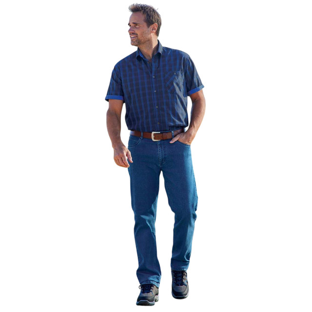 Atlas For Men Heren stretch regular jeans UTAF2102_blue large