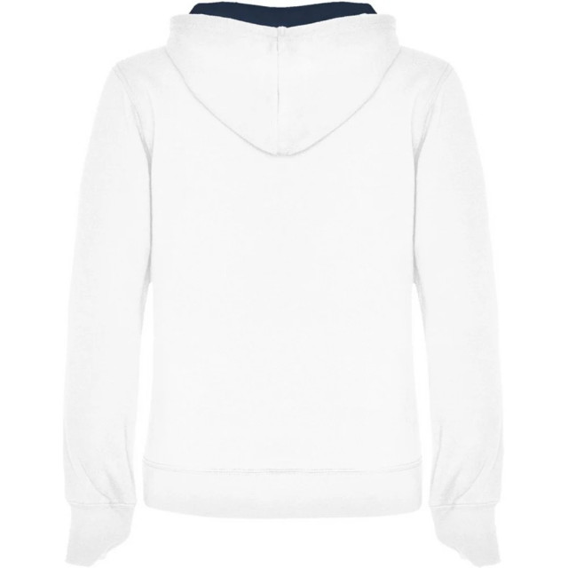 Roly Dames urban hooded polycotton sweatshirt UTLT5822_whitenavyblue large