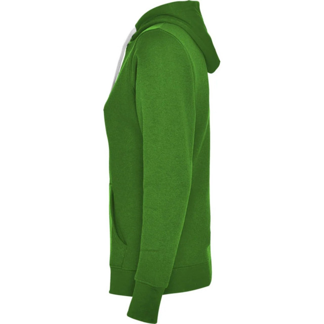 Roly Dames urban hooded polycotton sweatshirt UTLT5822_kellygreenwhite large