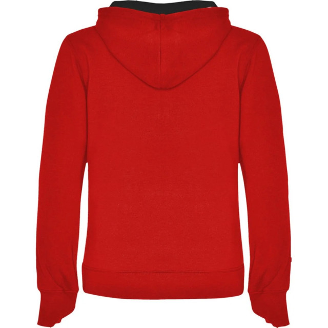 Roly Dames urban hooded polycotton sweatshirt UTLT5822_redblack large