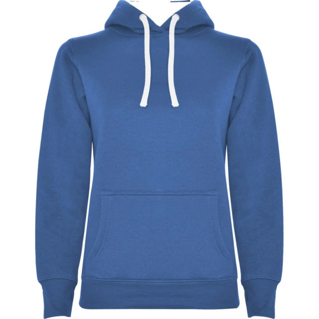 Roly Dames urban hooded polycotton sweatshirt UTLT5822_royalbluewhite large