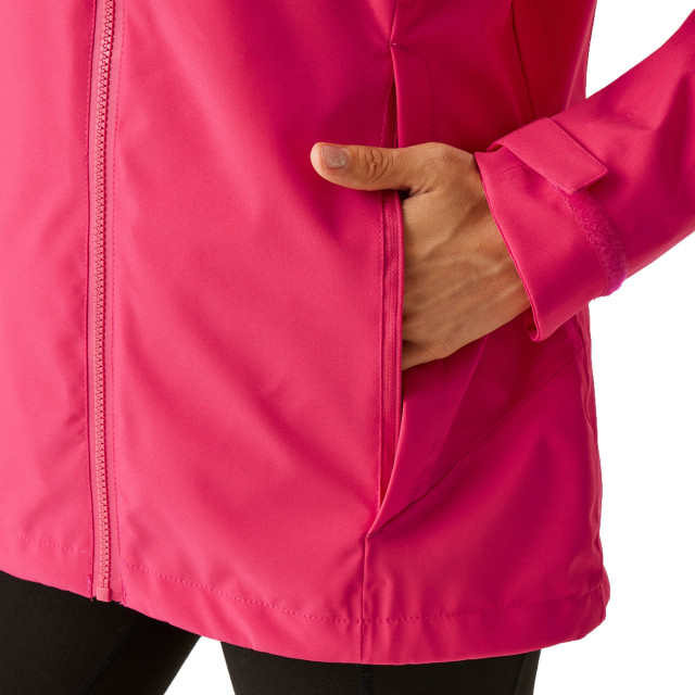 Regatta Dames birchdale waterdichte shell jas UTRG3330_pinkpotionwhite large