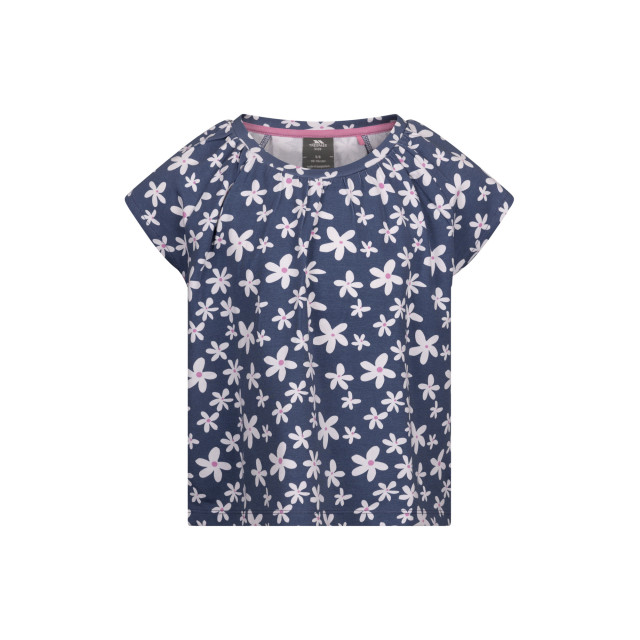Trespass Meisjes josey bloemen t-shirt UTTP6826_bluetone large