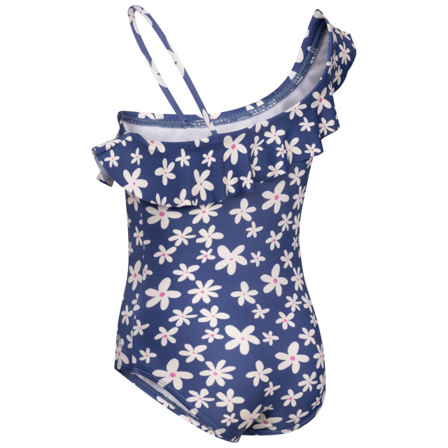 Trespass Eendelig zwempak met pioenroos voor meisjes UTTP6906_bluetone large