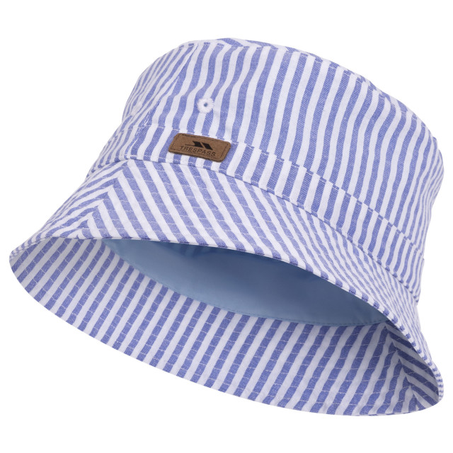 Trespass Kinder/kinder berwick gestreepte emmer hoed UTTP6865_bluetone large