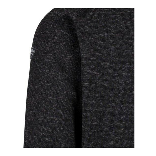 Trespass Heren corsham marl half zip fleece top UTTP6290_black large