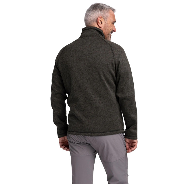 Trespass Heren corsham marl half zip fleece top UTTP6290_darkvine large