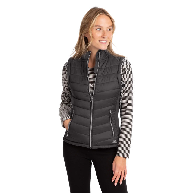 Trespass Dames elanora gewatteerde bodywarmer UTTP4545_black large