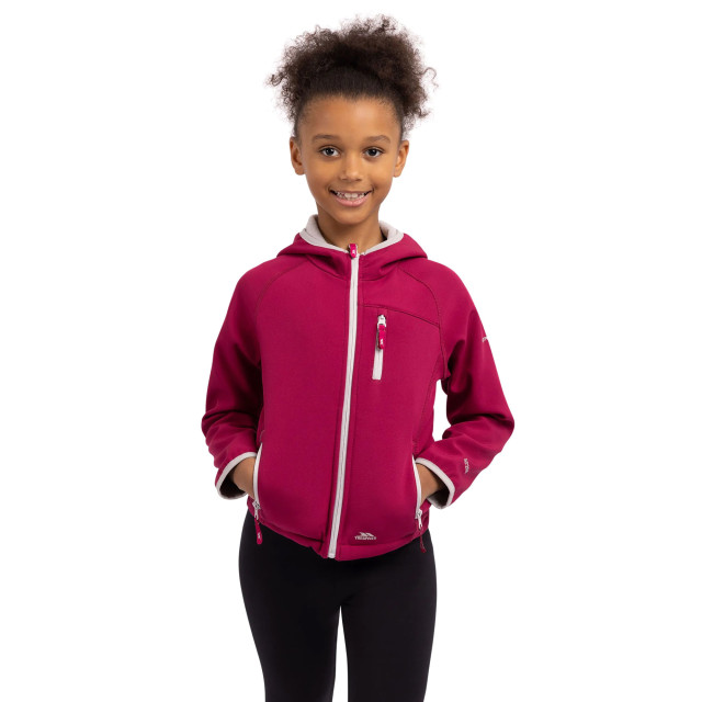 Trespass Kinderen/kinderen kian softshell jacket UTTP4606_berry large