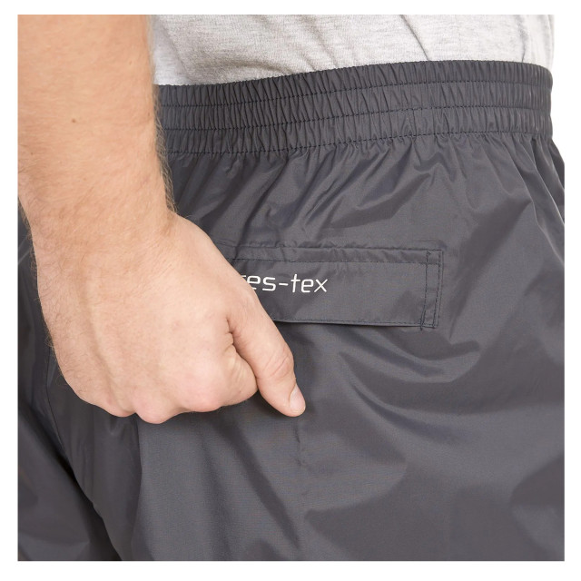 Trespass Volwassenen unisex qikpac overtrousers/bottoms UTTP418_flint large