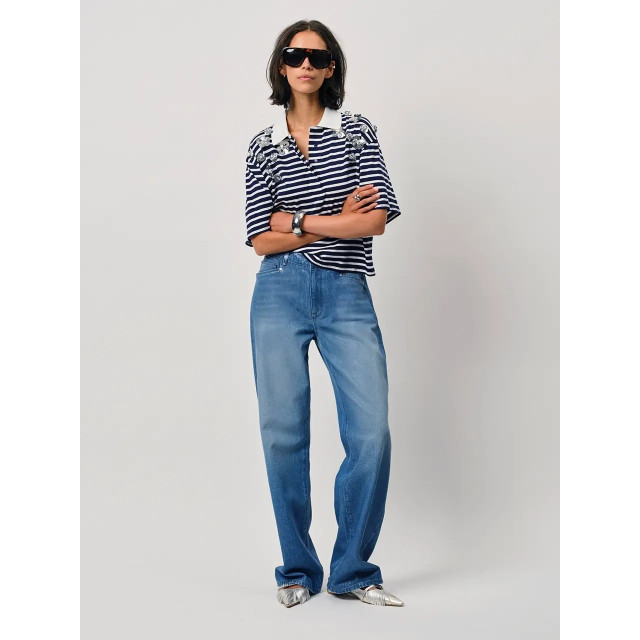 Dante 6 D6 nuit coated wide leg jeans D6 Nuit Coated Wide Leg Jeans/Vintage Blue 4700 large