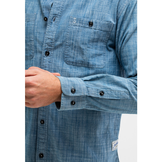Butcher of Blue Aidan worker chambray shirt M2514010-856 large