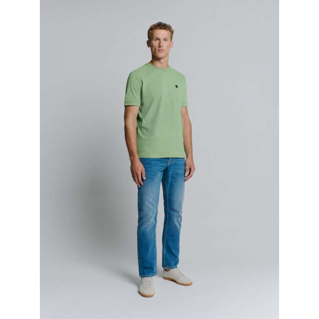 No Excess T-shirt crewneck peached green 27360375-050 large