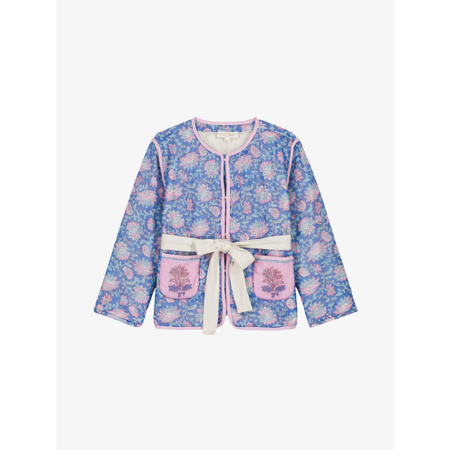 Louise Misha Meisjes zomerjas teliani GRI-S25-J0179-BLUE-CAPRI-COVE large