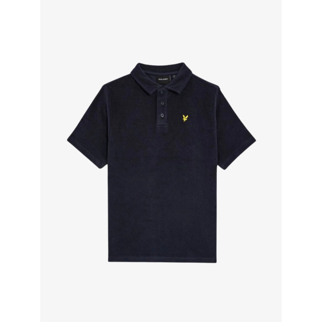 Lyle and Scott Jongens towelling polo SPB2201V-Z2719-DARK-NAVY large