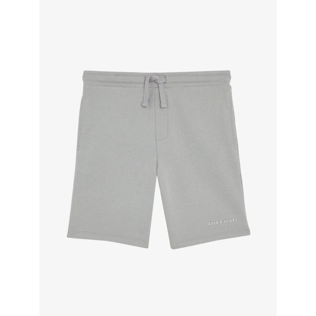 Lyle and Scott Jongens short script embroidered grey mirage MLB2022V-X570-GREY-MIRAGE large