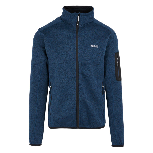 Regatta Heren newhill marl full zip fleecejack UTRG8770_moonlightdenim large
