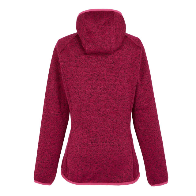 Regatta Dames newhill marl fleecejas met capuchon UTRG8830_deeppink large