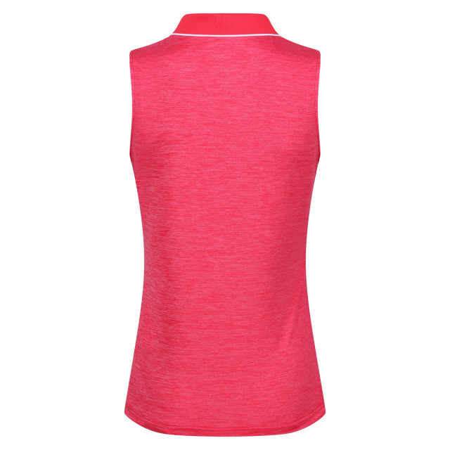 Regatta Dames tima ii mouwloos poloshirt UTRG6845_pinkpotionflamingopink large