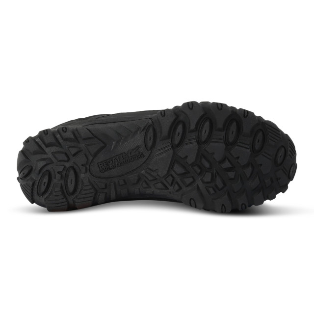Regatta Edgepoint waterdichte wandelschoenen voor kinderen/kinderen UTRG7403_blacklimepunch large