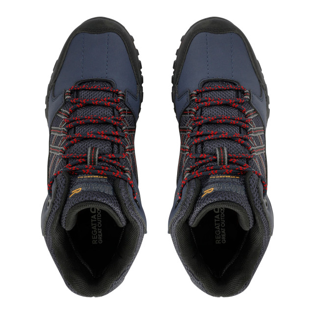 Regatta Herenkant midden waterdichte wandelschoenen UTRG4559_navyriored large