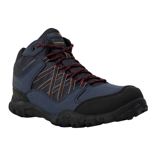 Regatta Herenkant midden waterdichte wandelschoenen UTRG4559_navyriored large