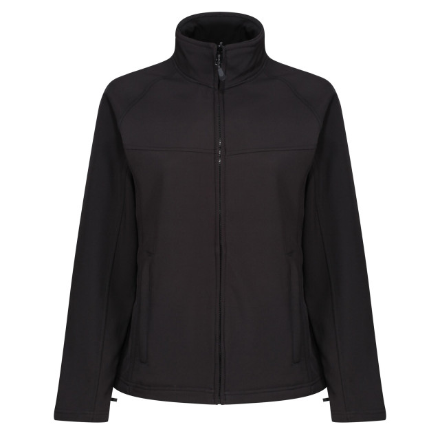 Regatta Dames uproar windbestendige softshell vest UTRG1491_allblack large Regatta Dames uproar windbestendige softshell vest UTRG1491_allblack large