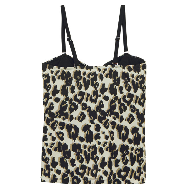 Regatta Dames aceana iii luipaardprint tankini top UTRG11480_natural large