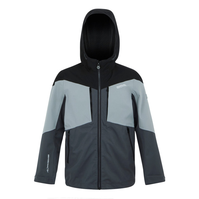 Regatta Kinder/kinder highton vi waterdichte jas UTRG11444_peachbloomsealgrey large