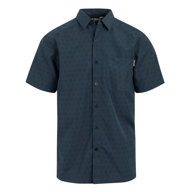 Regatta Heren overhemd met korte mouwen mindano ix circle UTRG11464_moonlightdenim large