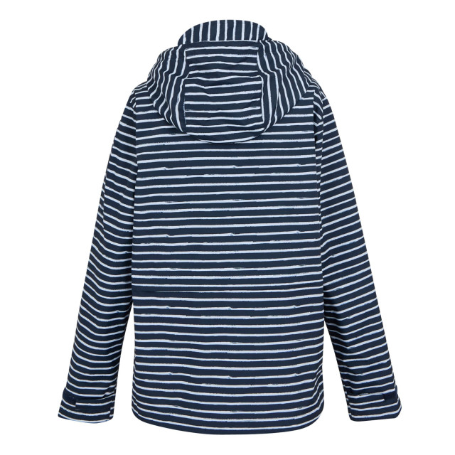 Regatta Dames bayletta ii painterly stripe waterdichte jas UTRG11402_navywhite large