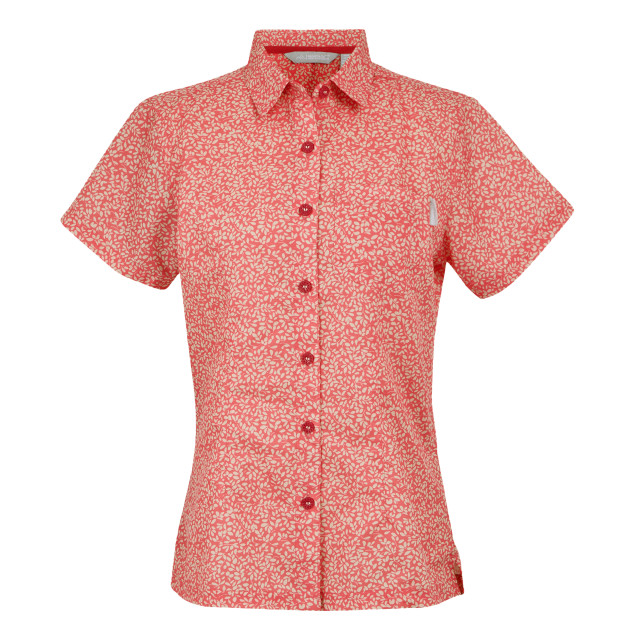 Regatta Dames mindano viii bladshirt met korte mouwen UTRG11391_peachbloom large