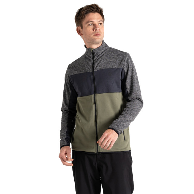 Dare2b Venture fleecejack heren UTRG11418_charcoalgreyblackmarlolivinegreen large Dare2b Venture fleecejack heren UTRG11418_charcoalgreyblackmarlolivinegreen large