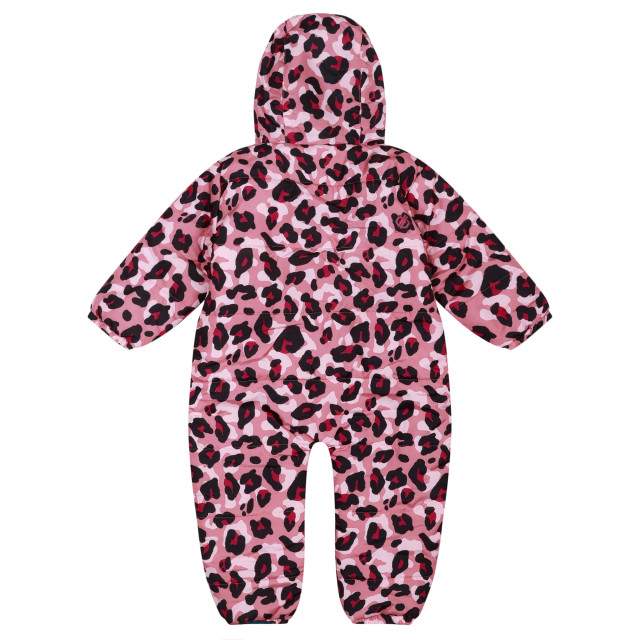 Regatta Snowsuit baby bambino cheetah print UTRG11468_dustyrose large