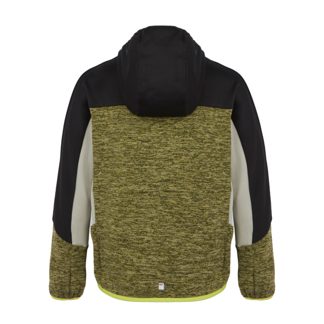 Regatta Kinder/kinder dissolver ix marl full zip fleecejack UTRG11296_nephritegreenblack large