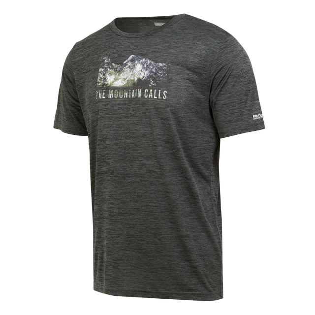 Regatta Heren fingal viii mountain marl t-shirt UTRG11280_sealgrey large