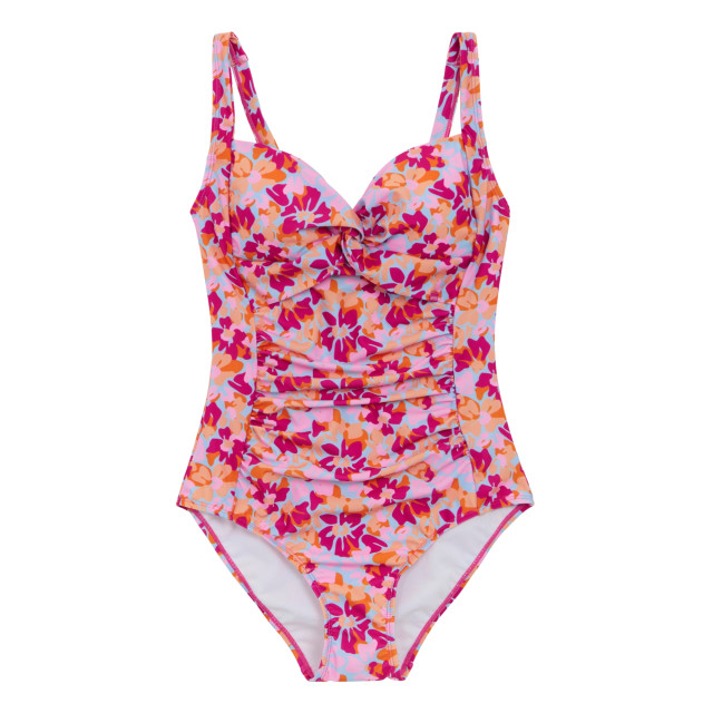 Regatta Dames sakari zomers bloemetjes buikje controle eèn stuk zwempak UTRG11258_pink large