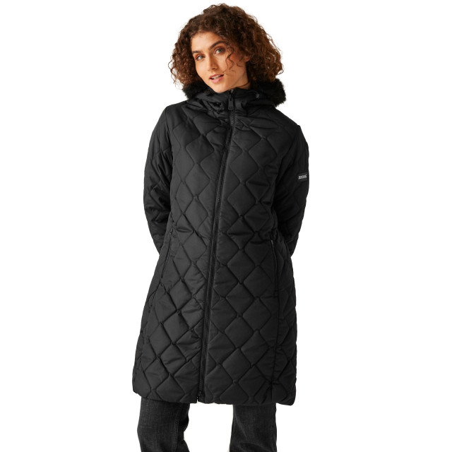 Regatta Dames fritha iii geïsoleerde parka UTRG11245_black large