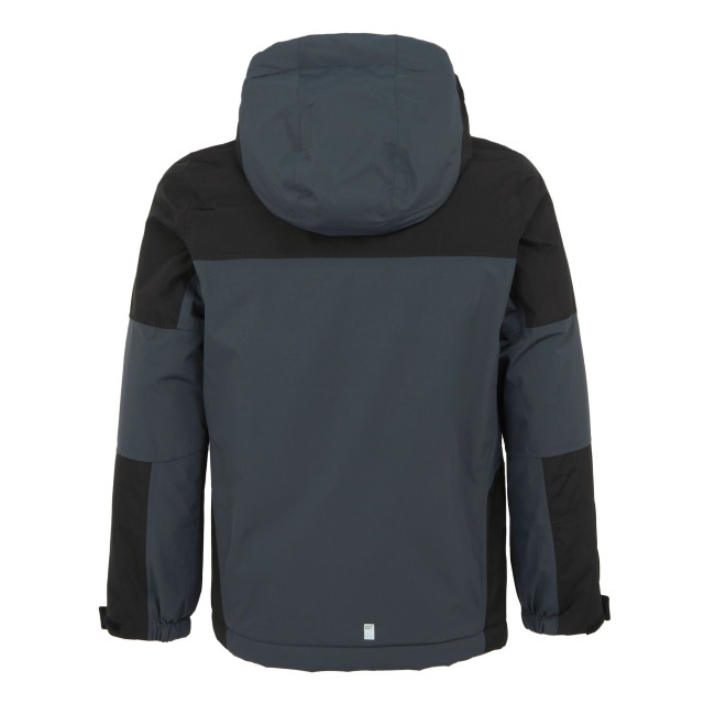 Regatta Kinderen/kinderen beamz iv waterdichte jas UTRG11211_sealgreyblack large