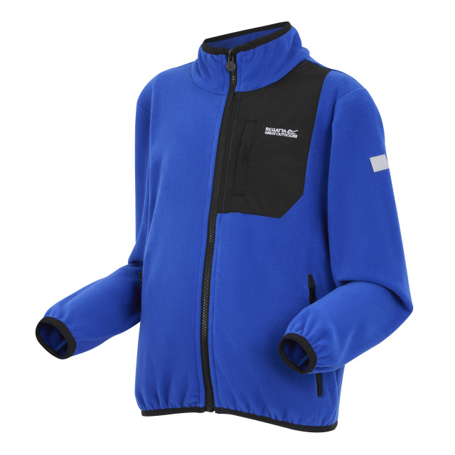 Regatta Kinder/kids frankie full zip fleecejack UTRG11140_olympianblue large