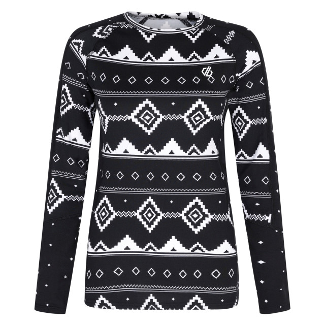 Dare2b Dames exchange iii fair isle base layer set UTRG11110_black large