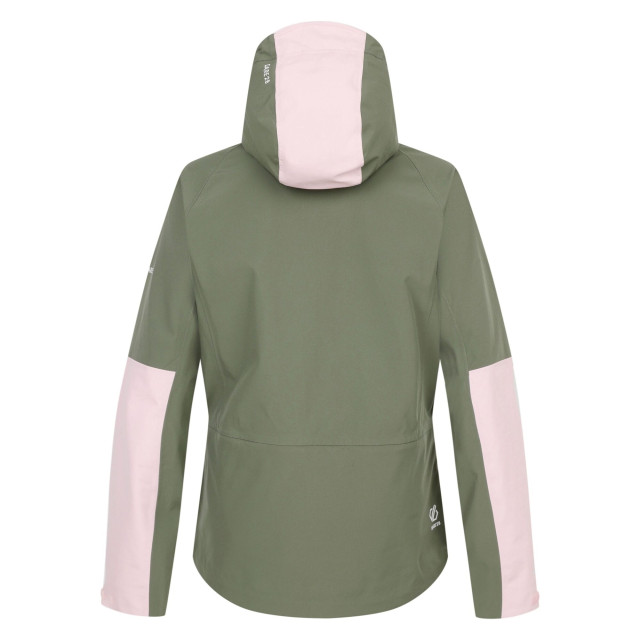 Dare2b Dames assert waterdicht jasje UTRG11102_olivinegreencrystalrose large