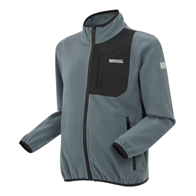 Regatta Kinder/kids frankie full zip fleecejack UTRG11140_stormyweather large