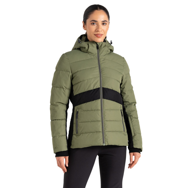 Dare2b Dames glacial ski-jas UTRG11044_olivinegreenblack large